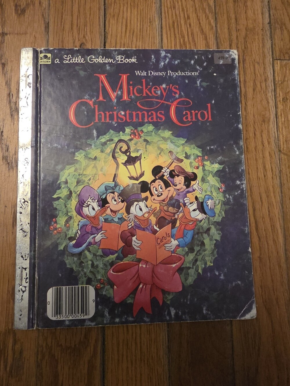 A Little Golden Book Disney’s Mickey’s Christmas Carol 1983 459-09 #6369